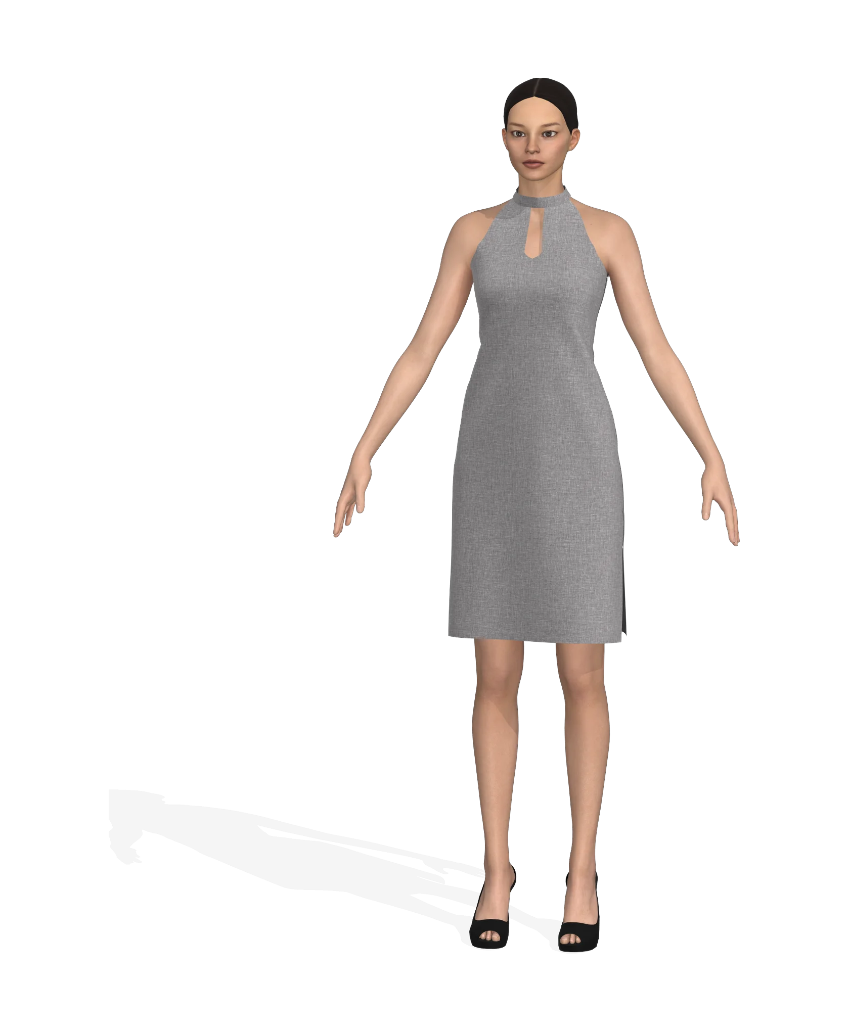 KDscion p7 sleeveless sheath dress